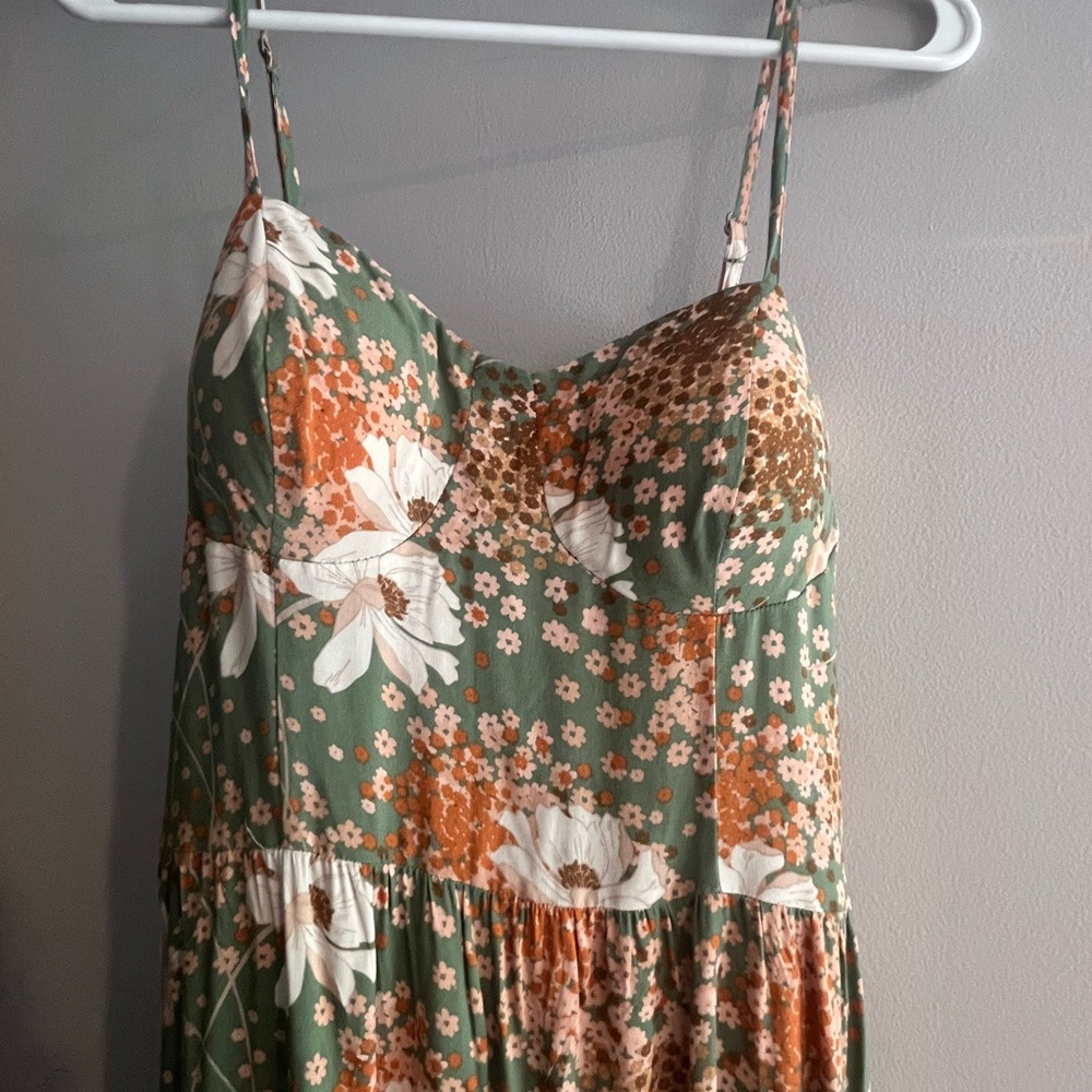 Maxi milkmaid sundress women’s M